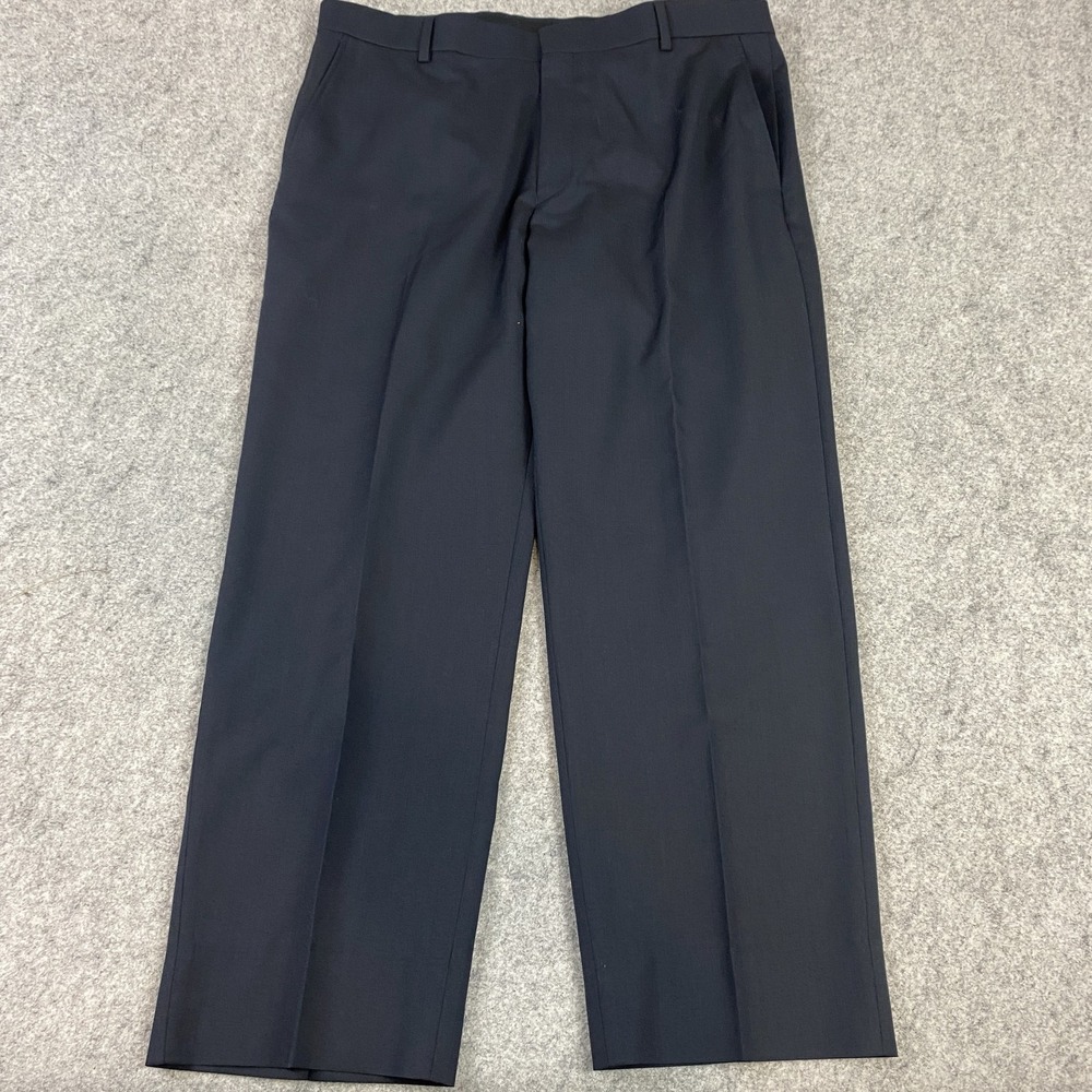 Jos A Bank Pants Mens 34X27 Wool Traveler's Collection Slim Fit Dress suit